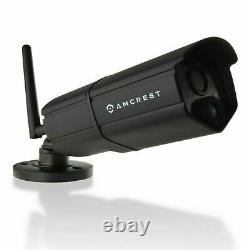 Amcrest WLD895 720P 4CH 7 Wireless Video Surveillance System Bullet IP66 Camera