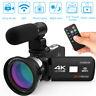 Andoer 3.0 30mp 4k Ultra Hd Wifi Digital Video Camera Night Vision Dvr+mic+lens
