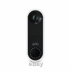 Arlo AVD1001-100NAS Video Doorbell HD Video Quality, Weather-Resistant, 2-Way Au