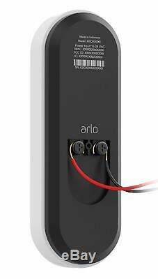 Arlo AVD1001-100NAS Video Doorbell HD Video Quality, Weather-Resistant, 2-Way Au