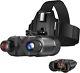Arzzuniu Head-mounted Night Vision Binoculars Goggles 1080p, 8x Digital Zoom