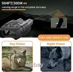 BNISE Digital Night Vision Binoculars for Adults Day and Night Use Infrared Hi