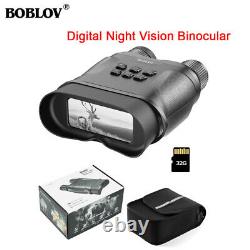 BOBLOV 2.3 LED Digital 32GB 4X Zoom Infrared Night Vision Binocular for Hunting