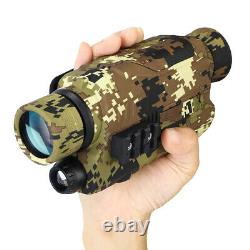 BOBLOV 5x32 Outdoor Night Vision 16GB Monocular 5x32 Scope 150Yards Full Dark