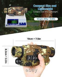 BOBLOV Digital Night Vision Monocular 8X digital magnification 150Yard +16GB