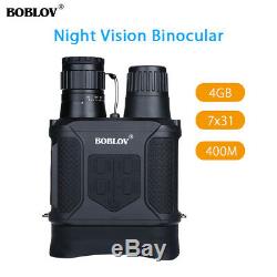 BOBLOV NV400 7x31 Zoom Digital Night Vision Binoculars 400m/1300ft Viewing Range