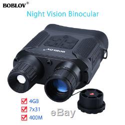 BOBLOV NV400 7x31 Zoom Digital Night Vision Binoculars 400m/1300ft Viewing Range