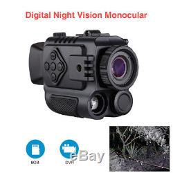 BOBLOV P4 8GB Night Vision Monocular 5X Digital Zoom Infrared 200Yards Visible