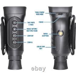 Barska NV-1 6x25mm Night Vision Infrared Digital Monocular, Matte Black, BQ14070