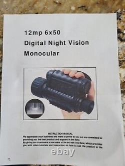 Bestgaurder Digital Night Vision Monocular 6x50mm