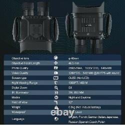 Bestguarder Night Vision Binoculars, 4.5-22.5×40 HD Digital Infrared Hunting Sco