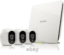 Brand New Arlo Smart Home 3 Hd Security Camera Kit Netgear Vms3330-100eus