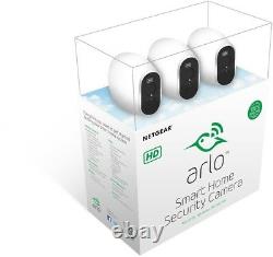 Brand New Arlo Smart Home 3 Hd Security Camera Kit Netgear Vms3330-100eus