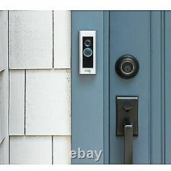 Brand New Ring WIFI Video Door Pro Bell Hardwired Doorbell Work with Alexa