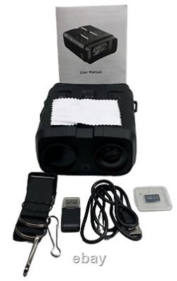 Bullishman Night Vision Goggles 4K Night Vision Binoculars, 10X Digital Zoom
