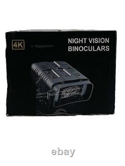 Bullishman Night Vision Goggles 4K Night Vision Binoculars, 10X Digital Zoom