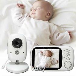 CAMARA Y AUDIO PARA BEBE Baby Monitor Night Vision LCD Screen 2 Way Talk 8