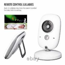 CAMARA Y AUDIO PARA BEBE Baby Monitor Night Vision LCD Screen 2 Way Talk 8