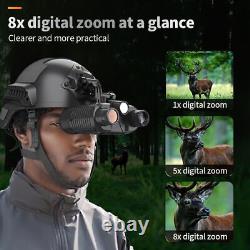 CN Night Vision Goggles Binoculars HD Digital Head Mounted Hunting Rechargeable