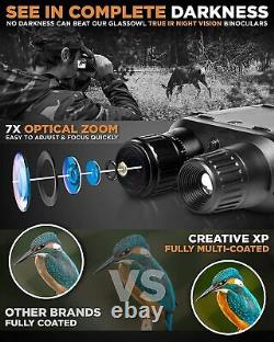 CREATIVE XP Digital Night Vision Binoculars for Darkness + ED Spotting Scope