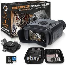 CREATIVE XP Elite Digital Night Vision Binoculars For Complete Darkness GlassOwl