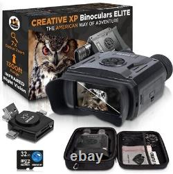 CREATIVE XP QHD Night Vision Digital Binoculars Elite withInfrared Lens 40x Zoom