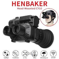 CY10 Helmet Night Vision Monocular 850nm HD IR WIFI Digital Hunting Night Vision