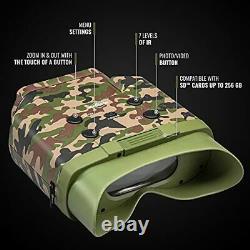 Camouflage Digital Night Vision Binoculars Capture Hd Photos Videos See Clear In