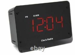 Clock Radio IR Night Vision Nanny Security Covert 4K Resolution Camera System