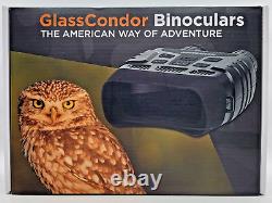 CreativeXP Glass Condor Digital Night Vision Binoculars 4X Zoom 1000ft Range