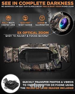 Creative XP 2021 Digital Night Vision Monocular for 100% Darkness, Camo Pro