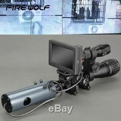 DIY Digital Night Vision For Rifle Scope Hunting With Camera And 4.3 Screen NEW