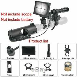 DIY Digital Night Vision Scope for Rifle Hunting HD Camera and Screen