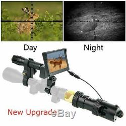 DIY Digital Night Vision Scope for Rifle Hunting w Camera 5 Portable Screen