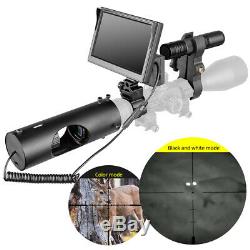 DIY Night Vision Digital Camera for Rifle Scopes (with IR Torch & Monitor)