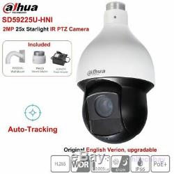 Dahua DH-SD59225U-HNI 2MP Starlight 25x PTZ Camera IR Auto-tracking PoE+ Network