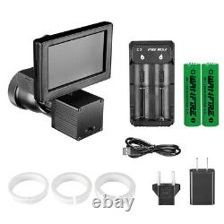 Day Night Use DIY Night Vision Scope Digital Camera with 4.3 LCD Screen IR Torch