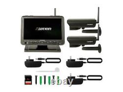 Defender PHOENIXM2 Digital Wireless 7 Monitor DVR Security System with 2 Night