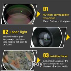 Digital 5x40 IR Night Vision Monocular 200m Zoom Hunting Camera Video Recorder
