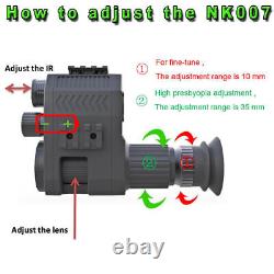 Digital 850nm Laser IR Night Vision Scope Monocular Camera HD 1080P For Hunting