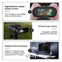 Digital Binoculars Night Vision Infrared 12x Zoomable Goggles with 2.3 Screen