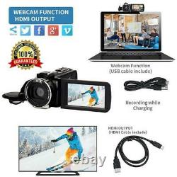 Digital Camera WiFi Camcorder Full 1520P Vlog 30MP 16X Zoom 3.0 Night Vision