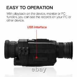 Digital HD Infrared Night Vision Scope IR Monocular Device Outdoor Hunting E4W0