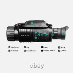 Digital Infrared Illuminator IR Night Vision Monocular Scope Hunting Telescope