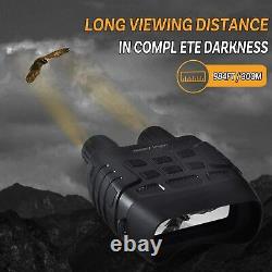 Digital Infrared Night Vision Binoculars LCD Screen HD Image 960p Video Memory C