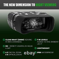 Digital Infrared Night Vision Binoculars for Camping, Hunting, Surveillance &