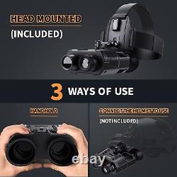 Digital Infrared Night Vision Goggles, 4X Digital Zoom Hands-Free NGV for Helmet