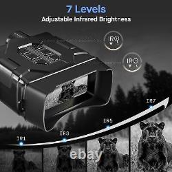Digital Infrared Night Vision Goggles 4'' Night Vision for Viewing in 100%