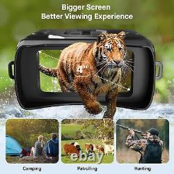 Digital Infrared Night Vision Goggles 4'' Night Vision for Viewing in 100%