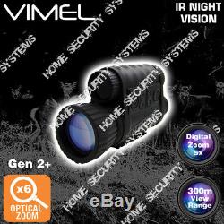 Digital Monocular NV Recorder IR Night Vision Goggles Security Camera Gen 2+